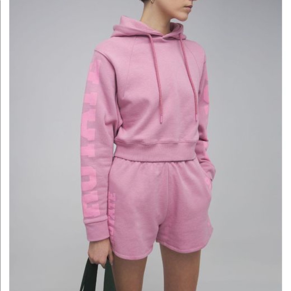 NWT Rotate Birger Christensen hoodie and short set